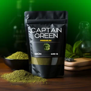 grun kratom premium captain green