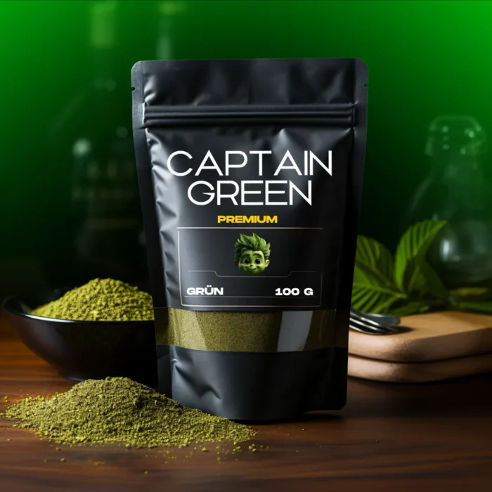 grun kratom premium captain green