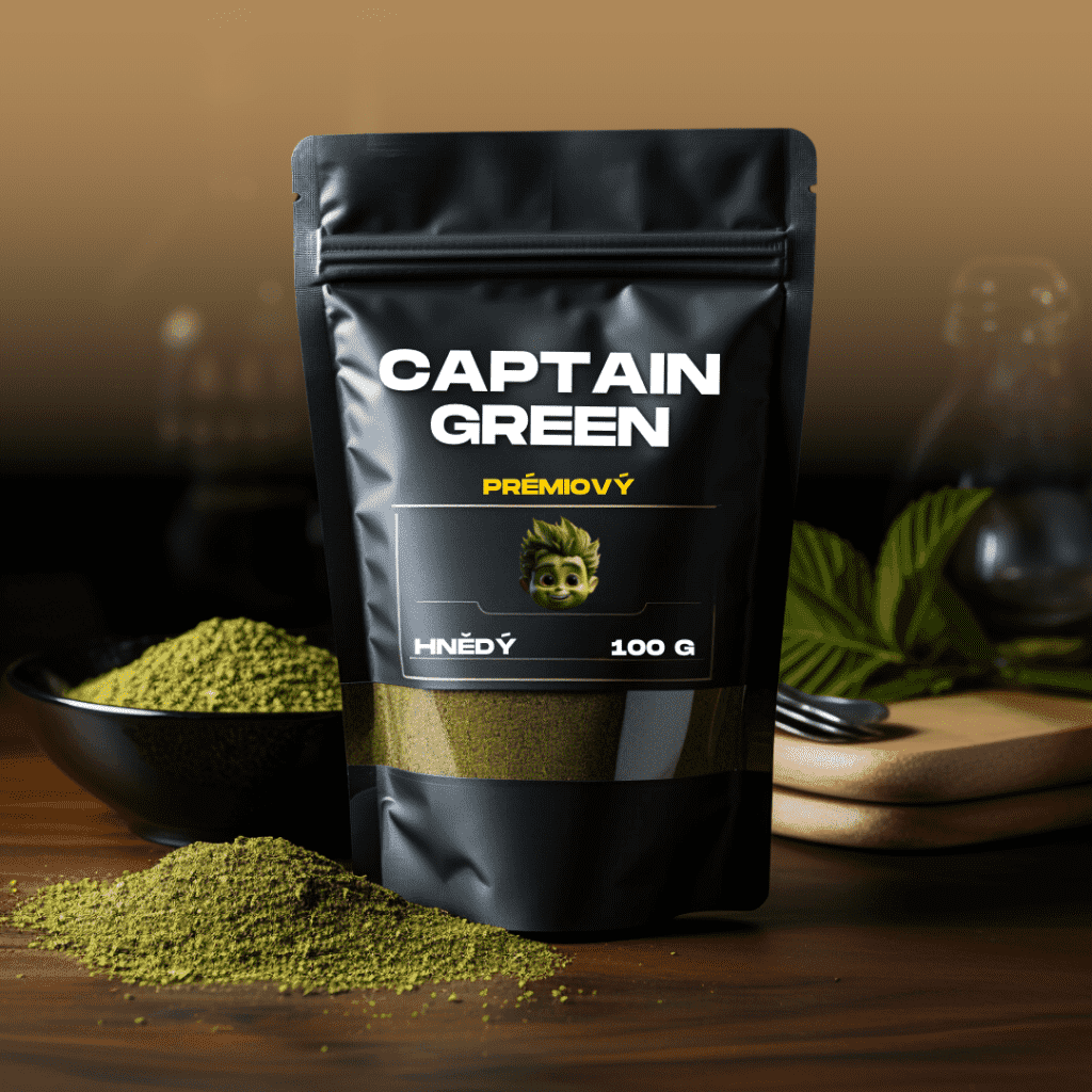 hnědý kratom produkt