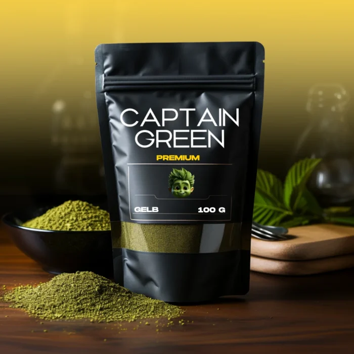 gelb kratom premium captain green