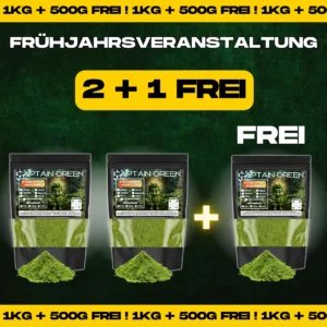 kratom 2 plus 1 frei captain green