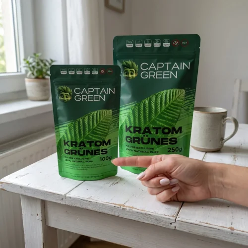 Rezension zu Kratommu Captain Green